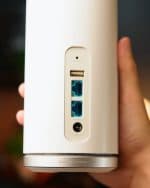 مودم هواوی L01 — نمای پشت با پورت USB و شبکه