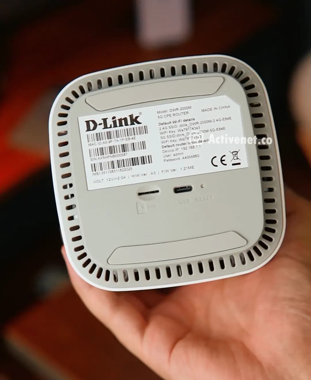 مودم رومیزی فایوجی 4G/TDLTE/5G برند D-Link مدل DWR-2000m — تصویر 2
