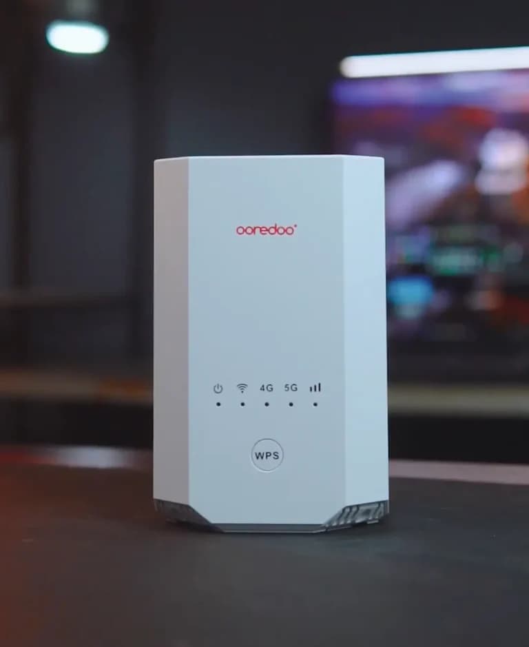 مودم  ooredoo مدل Zltx28 v pro رومیزی با گارانتی معتبر