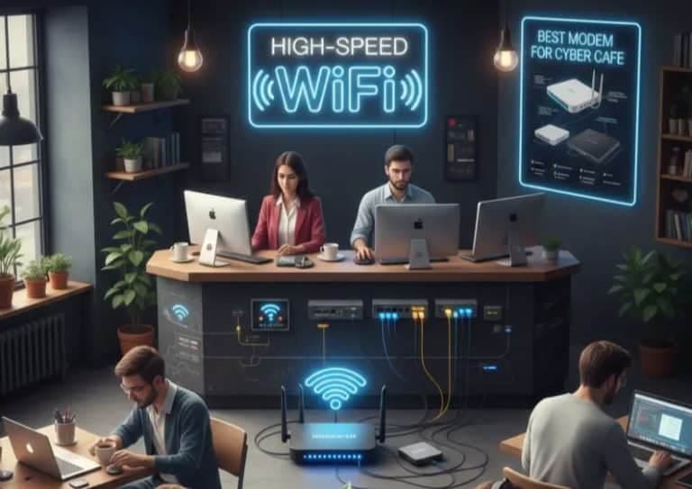 بهترین مودم برای کافی نت؛ راهنمای خرید وای فای پرسرعت برای کافی نت