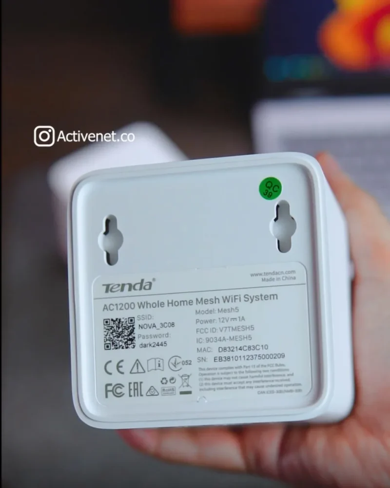 روتر Nova MW5G برند Tenda رومیزی - تصویر 2